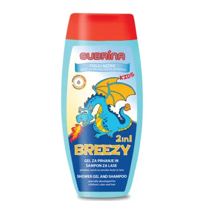 Dětský sprchový gel a šampon Breezy 250 ml